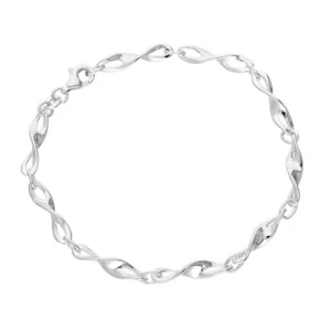 Sterling Silver Infinity Symbol Bracelet